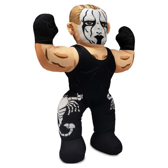 AEW Wrestling Buddies Sting 12" Role Play Plush NWT - Picture 5 of 7